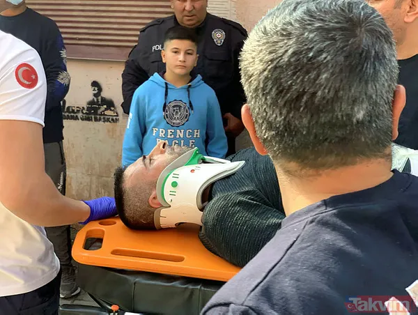 Adana'da eşinin çocukları alarak evi terketmesine öfkelenen koca damdan atladı - 16