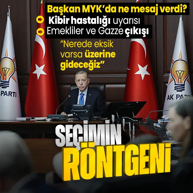 Başkan Erdoğan seçimin röntgenini çekti: Hatayı millette aramak bizim geleneğimizde asla yoktur | Kibir hastalığı uyarısı