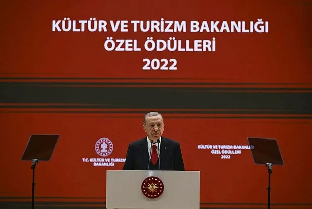 Başkan Erdoğan'dan Kültür ve Turizm Bakanlığı Özel Ödülleri Töreni'nde önemli açıklamalar-6