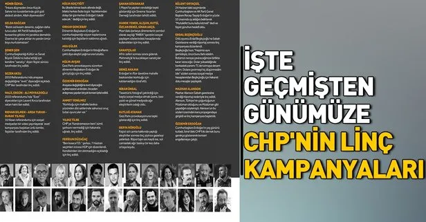 İşte CHP’nin, Türkiye’ye desteğini açıklayan ünlülere karşı linç kampanyaları