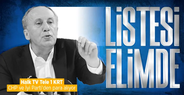 Fondaş medyanın boyası dökülüyor! Muharrem İnce: CHP ve İYİ Parti'den düzenli maaş alıyorlar