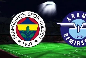 Adana Demirspor - Fenerbahçe maç sonucu 1-1