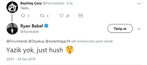 Babel'den taraftara sert cevap: Sadece sus-2