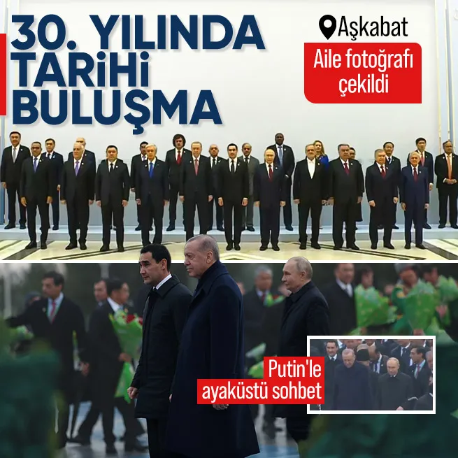 CANLI | Başkan Erdoğan’dan Türkmenistan çıkarması! Barış ve Güven Forumu’nda aile fotoğrafı çekildi