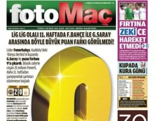 Dev derbi sonrası gazete manşetleri