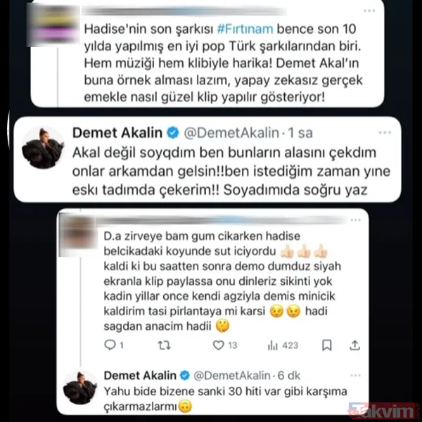 Aman Hadise duymasın! Demet Akalın Hadise ile kıyaslanınca ateş püskürdü! “Onlar arkamdan gelsin” - 9