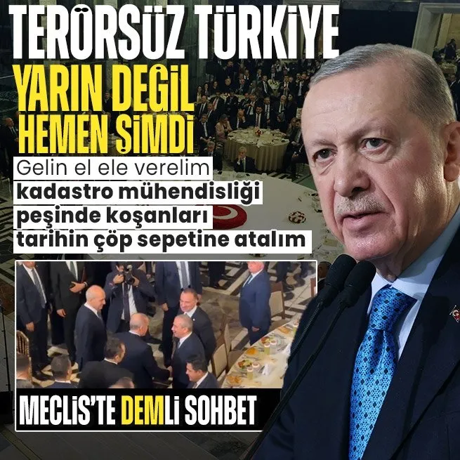 Başkan Erdoğan’dan terörsüz Türkiye mesajı: Gelin el ele verelim kirli planları çöp sepetine atalım