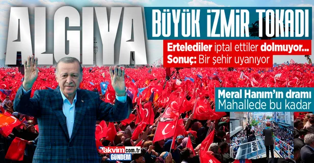 CHP'li trollerin algı operasyonu fena patladı! İzmir'de alan hınca hınç doldu: Şoke oldular