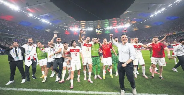 Tek renk tek yürek: A Milli Futbol Takımımız kenetlendi: EURO 2024’te son 16 turuna yükseldi