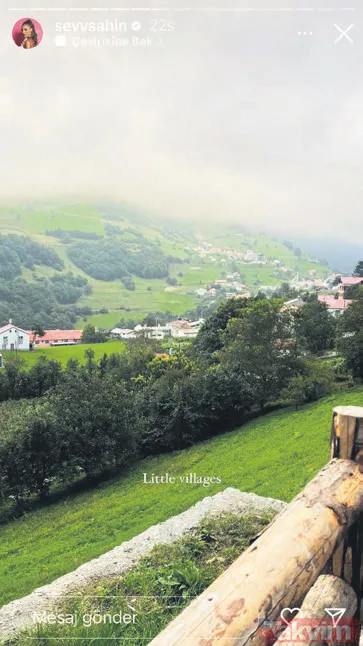 Yurt dışı ve Bodrum gibi yerlerde tatil yapan Şevval Şahin bu kez Karadeniz'e gitti! Paylaşımları sosyal medyayı salladı - 9
