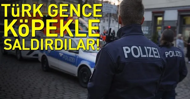 Almanya’da bir Türk’e polis köpeği ile şiddet