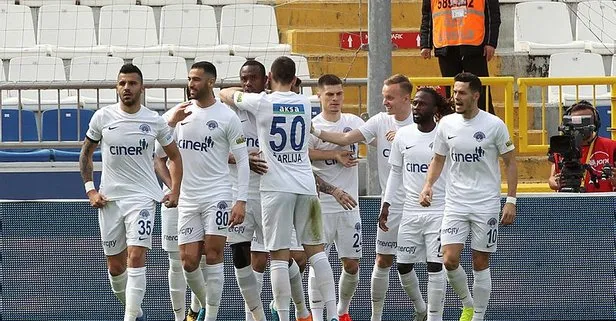 Kasımpaşa evinde çok farklı! Kasımpaşa 5 - 1 Kayserispor