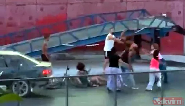 Avcılar'da dehşet görüntüleri: Yerde sürüklediği kadını tekme tokat dövdü - 8