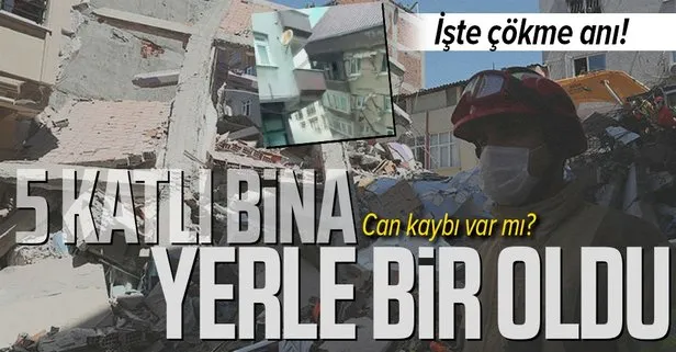 SON DAKİKA: İstanbul Zeytinburnu’nda 5 katlı bina çöktü! Faciadan dönüldü İşte binanın çöktüğü anlar
