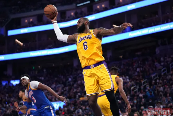 LeBron James 44 bin 157 sayıyla NBA'de sayı rekoru kırdı - 7