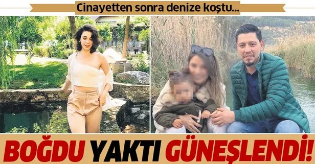 Cemal Metin Avcı Pınar Gültekin’i katlettikten sonra hiçbir şey olmamış gibi denize koştu!