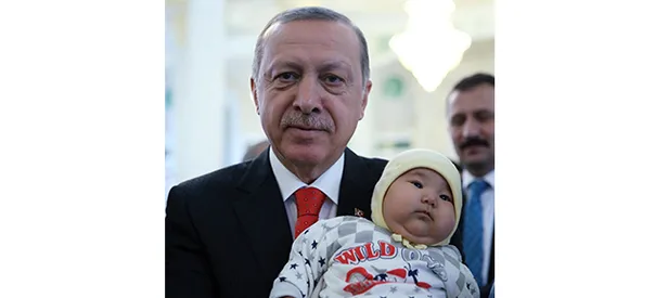 Erdoğan'ın çocuk sevgisi