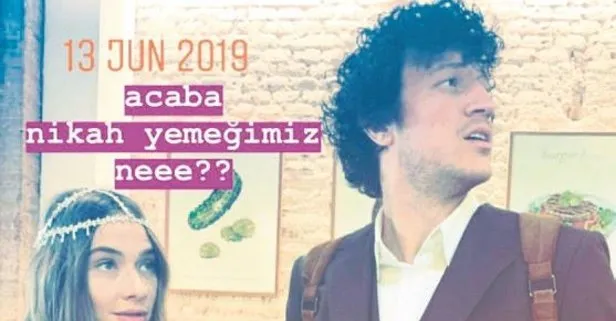 Müge Boz-Caner Erdeniz çifti nikahlarını hamburgercide kutladı