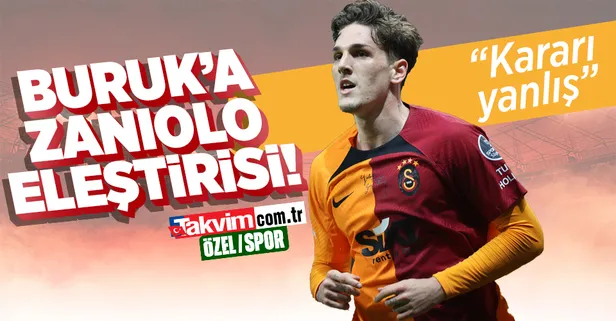 Okan Buruk'a Zaniolo eleştirisi! Kararı yanlış