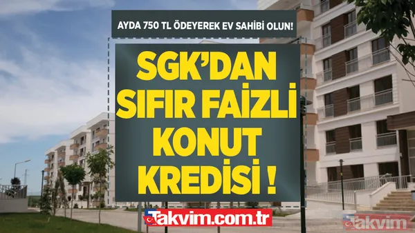 Bu belgeyle gelen Ziraat ve Halkbank'tan 0 faizli konut kredisini alacak! SGK'dan ayda 750 TL taksitle TOKİ sıfır faizli konut kredisi! İşte şartlar - 1
