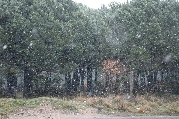 Son dakika: İstanbul'da beklenen kar yağışı başladı-1