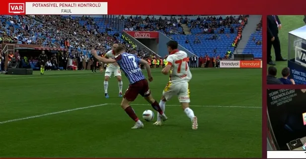Trabzon'da penaltı kararı! Trabzonspor - Göztepe maçında kritik an