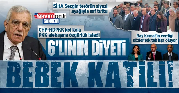 CHP ile HDP kol kola terör örgütü PKK elebaşı Abdullah Öcalan'a özgürlük istedi!