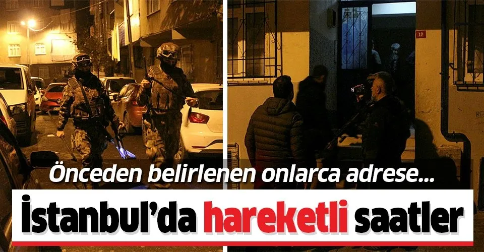 Uyuşturucu satıcılarına şafak operasyonu