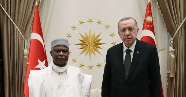 Başkan Erdoğan İslam İşbirliği Teşkilatı Genel Sekreteri Hissein Brahim Taha’yı kabul etti