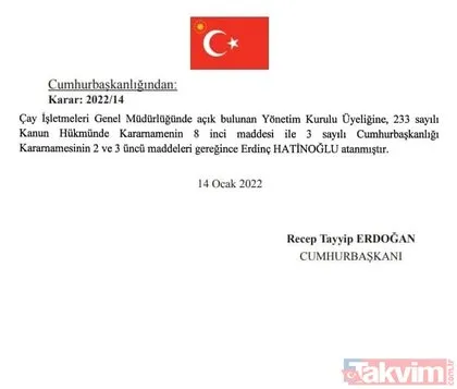 Başkan Recep Tayyip Erdoğan imzaladı! Atama kararları Resmi Gazete’de