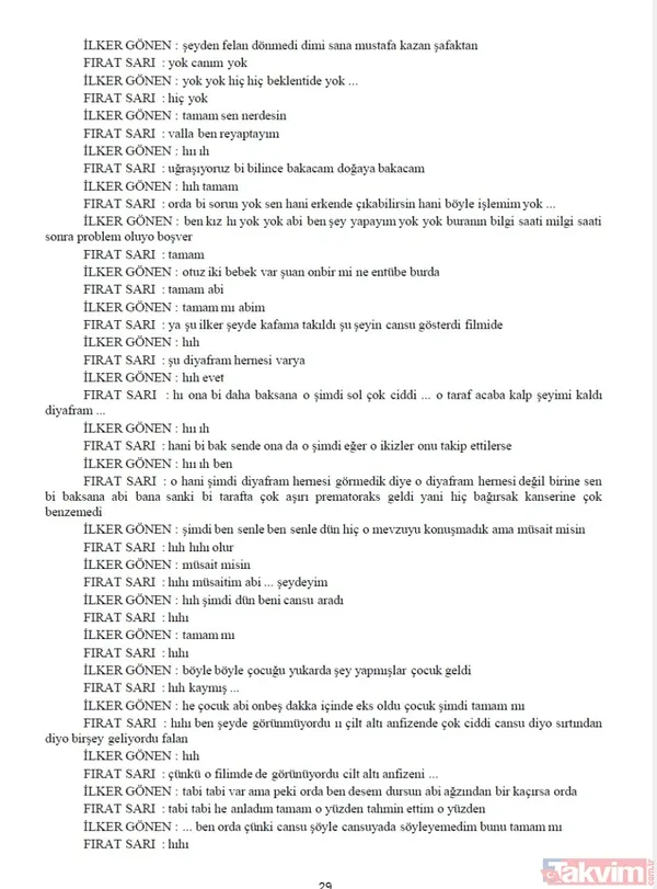 Takvim iddianameye ulaştı: İşte Yenidoğan çetesinin skandalları! Nasıl tezgah kurdular? Örgüt şeması ve gizli yazışmalar: Başımız belada - 20