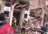 Fatih Yedikule'de bina çöktü