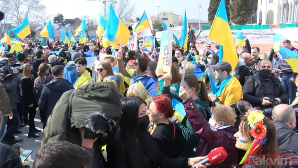 SON DAKİKA: Rusya Ukrayna savaşında son durum! Türkiye'deki Ukraynalılar Rusya'yı protesto etmek için meydanlara akın etti - 32