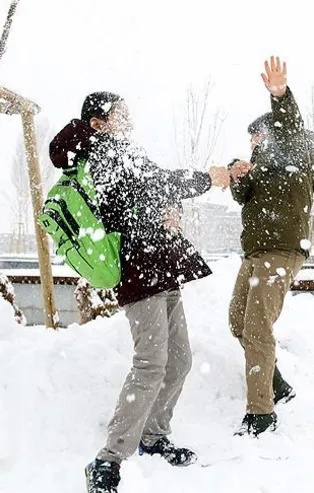 Van'da eğitime kar tatili