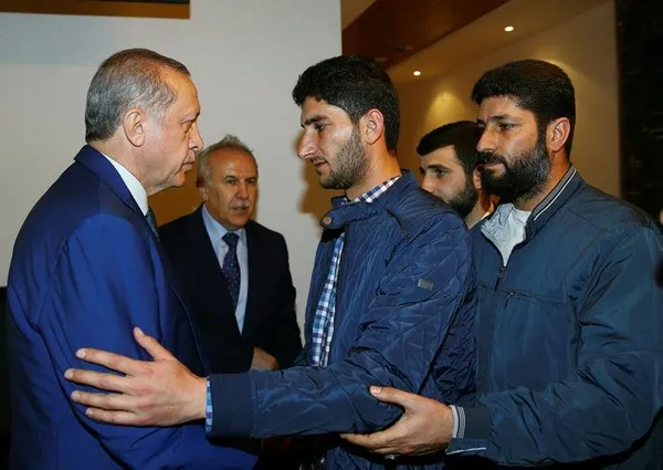 Erdoğan'dan duygulandıran görüşme-3
