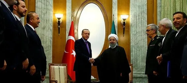 Cumhurbaşkanı Erdoğan, Ruhani ile görüştü