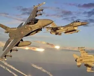 İnlerine bomba yağdı