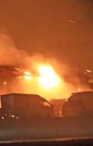 Son dakika... Güney Kore'de büyük yangın