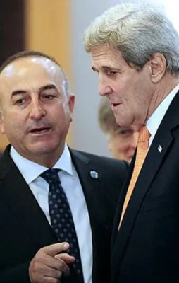 Kerry'den Çavuşoğlu'na Suriye telefonu
