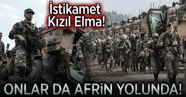 Komandolar Afrin yolunda