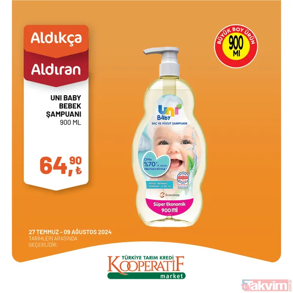 Tarım Kredi Market'te 60 üründe dev indirim! Katalogda yok yok! Taze Kaşar 249 TL, Siyah Zeytin 115 TL, Tuvalet Kağıdı 40'lı 209 TL... - 36