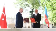 Başkan Erdoğandan Azerbaycana 15 Haziran tebriği! Tek yürek vurgusu | Gardaşlığı pekiştiren Şuşa Beyannamesinin 5. yılı