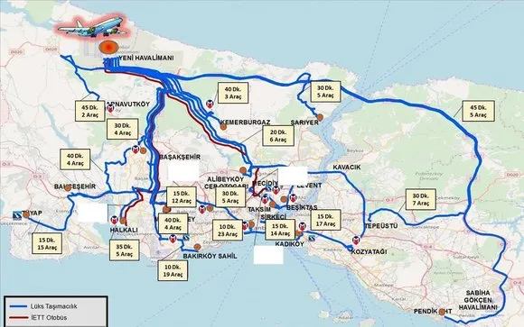 istanbul 3 havalimani ulasim hatlari belli oldu yeni havalimani sefer saatleri ve ucreti takvim