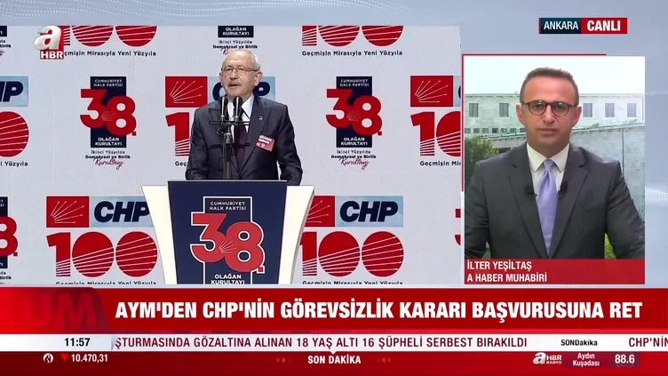 CHP’nin AYM başvurusu reddedildi!