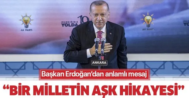 Son dakika: Başkan Erdoğan: AK Parti, her şeyden ve hepimizden önce milletimizin partisidir