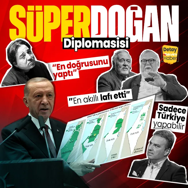 Başkan Erdoğanın Filistin politikasına övgü! Fazıl Say, Celal Şengör, İlber Ortaylı... Dünyada en doğru ve en akıllı açıklamayı yapan lider