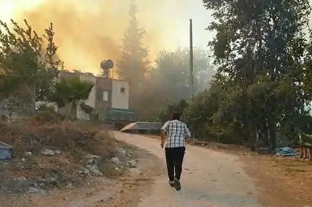 Son dakika: Osmaniye'de orman yangını! Evler boşaltıldı