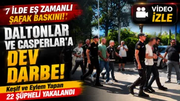 Fethiye'de "Daltonlar" ve "Casperlar" operasyonu