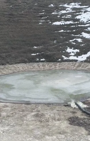 Dipsiz havuz! Dipsiz Göl’e borularla su verildi