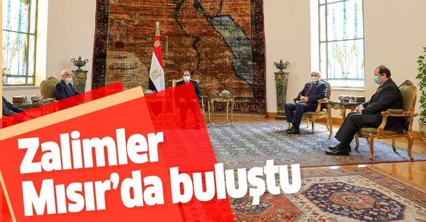 Darbeci Sisi, Kahire’de darbeci Hafter ve Akile Salih ile buluştu